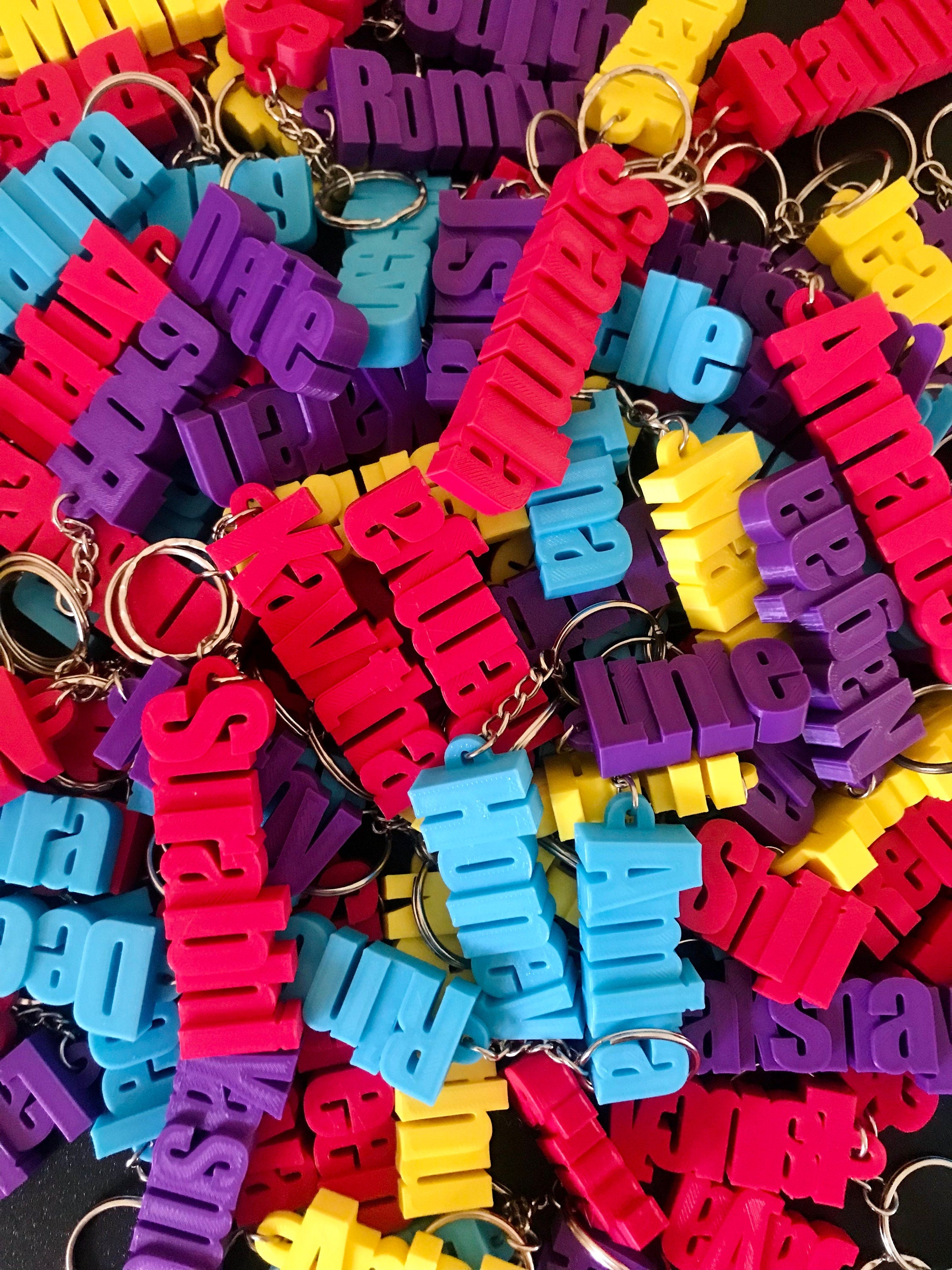 Keychain Keyring 3D Printed Personalised Gifts for All