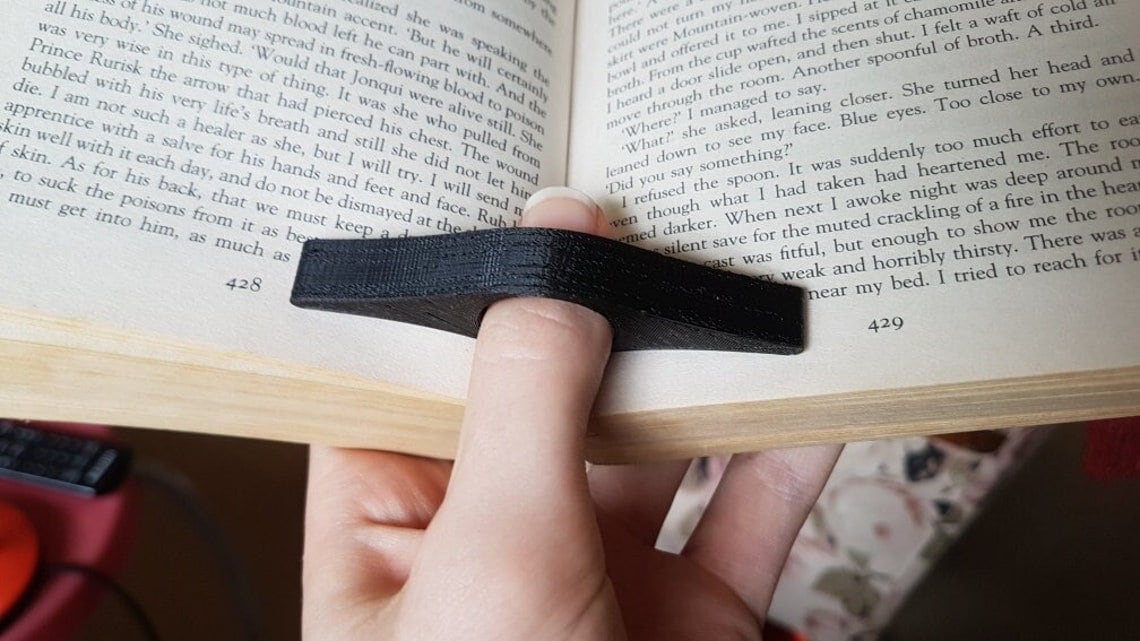 Book Page Holder for Hands-Free Reading Comfort Tool